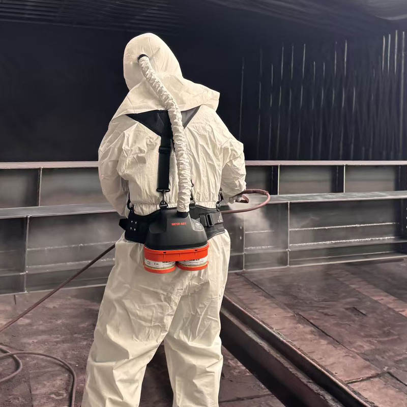 NOVO AIR BXH-3002 PAPR com capuz longo para pintura